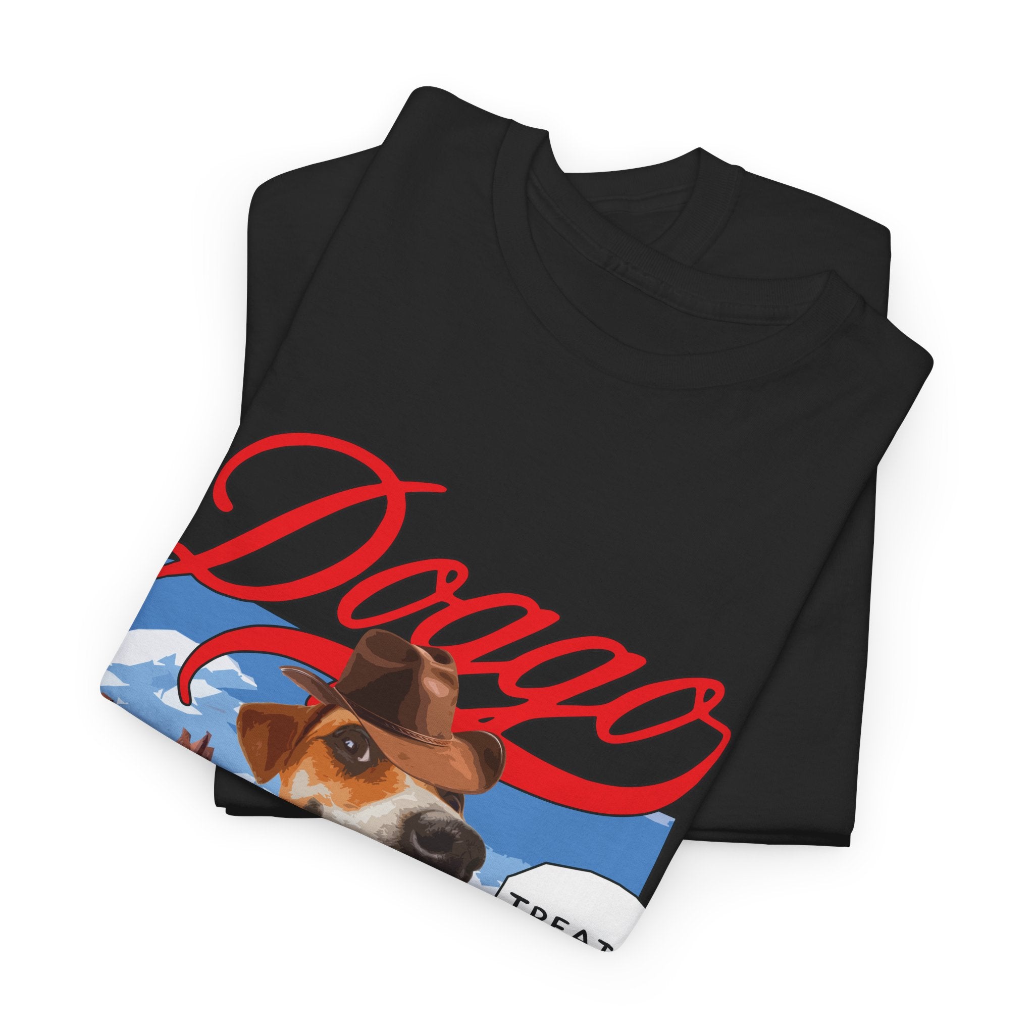 "Doggo" Funny dog illustration Tee - vintage graphic t-shirt