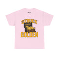 "Struck Golden" Golden Retriever Shirt - Retro Vintage Dog Dad & Mom Graphic Tee